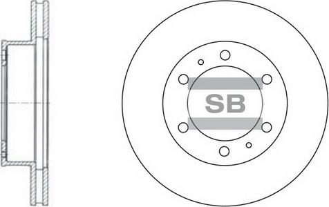 Hi-Q SD4011 - Спирачен диск vvparts.bg