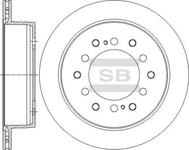 Hi-Q SD4039 - Спирачен диск vvparts.bg