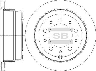 Hi-Q SD4036 - Спирачен диск vvparts.bg