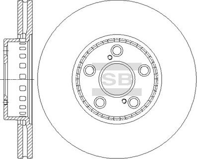 Hi-Q SD4072 - Спирачен диск vvparts.bg