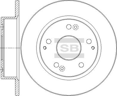 Hi-Q SD4140 - Спирачен диск vvparts.bg