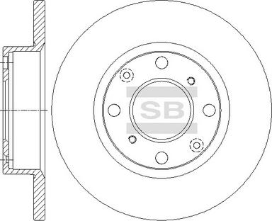 Hi-Q SD4109 - Спирачен диск vvparts.bg