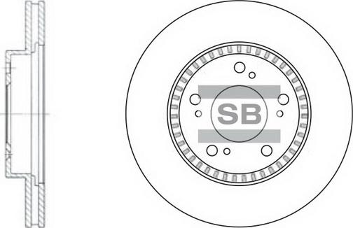 Hi-Q SD4101 - Спирачен диск vvparts.bg