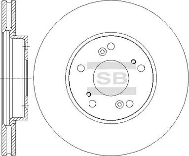 Hi-Q SD4116 - Спирачен диск vvparts.bg