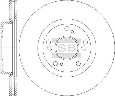 Hi-Q SD4135 - Спирачен диск vvparts.bg