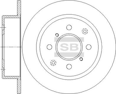 Hi-Q SD4138 - Спирачен диск vvparts.bg