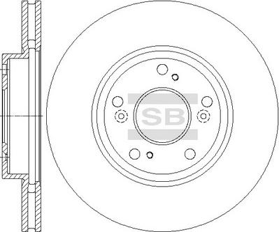 Hi-Q SD4124 - Спирачен диск vvparts.bg