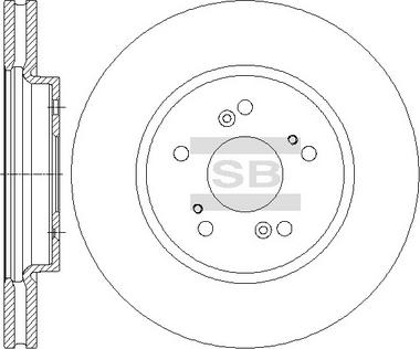 Hi-Q SD4122 - Спирачен диск vvparts.bg