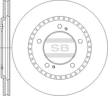 Hi-Q SD4809 - Спирачен диск vvparts.bg