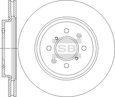 Hi-Q SD4816 - Спирачен диск vvparts.bg