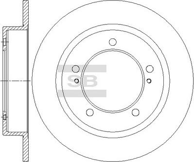 Hi-Q SD4813 - Спирачен диск vvparts.bg