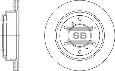 Hi-Q SD4307 - Спирачен диск vvparts.bg