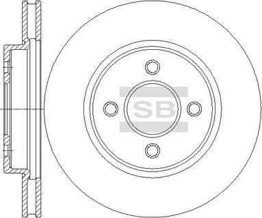 Hi-Q SD4253 - Спирачен диск vvparts.bg