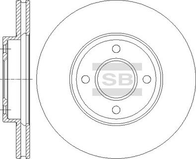 Hi-Q SD4235 - Спирачен диск vvparts.bg