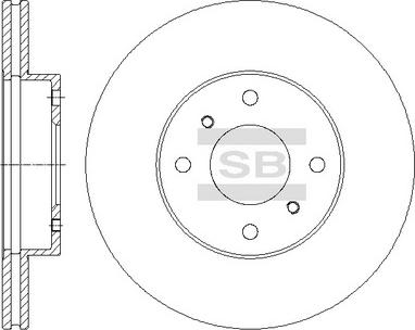 Hi-Q SD4231 - Спирачен диск vvparts.bg