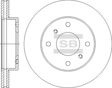 Hi-Q SD4225 - Спирачен диск vvparts.bg