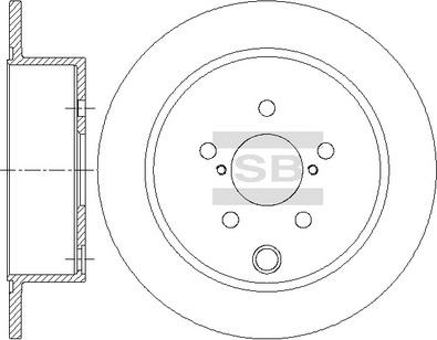 Hi-Q SD4708 - Спирачен диск vvparts.bg