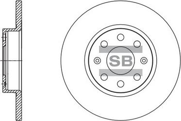 Hi-Q SD5504 - Спирачен диск vvparts.bg