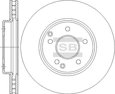 Hi-Q SD5501 - Спирачен диск vvparts.bg