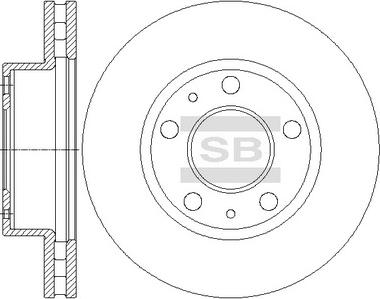 Hi-Q SD5507 - Спирачен диск vvparts.bg