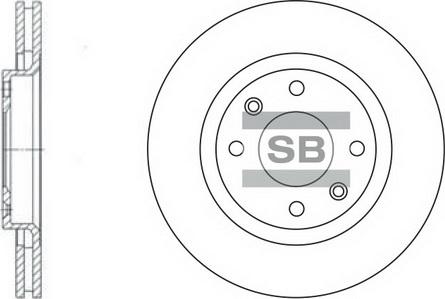 Hi-Q SD5001 - Спирачен диск vvparts.bg