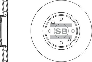 Hi-Q SD5003 - Спирачен диск vvparts.bg