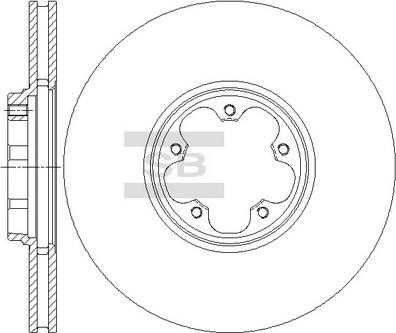 Hi-Q SD5331 - Спирачен диск vvparts.bg