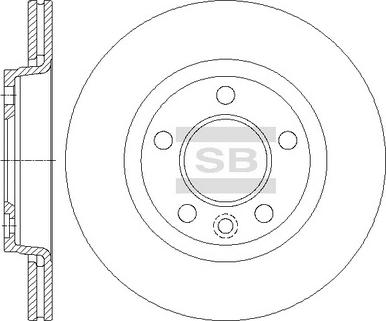 Hi-Q SD5702 - Спирачен диск vvparts.bg