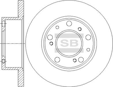 Hi-Q SD6002 - Спирачен диск vvparts.bg