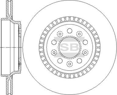 Hi-Q SD6103 - Спирачен диск vvparts.bg