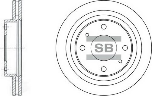 Hi-Q SD1045 - Спирачен диск vvparts.bg