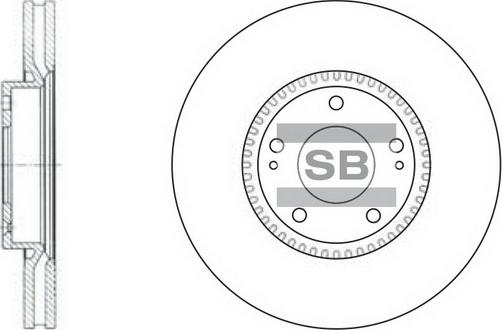 Hi-Q SD1069 - Спирачен диск vvparts.bg