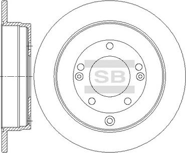 Hi-Q SD1089 - Спирачен диск vvparts.bg