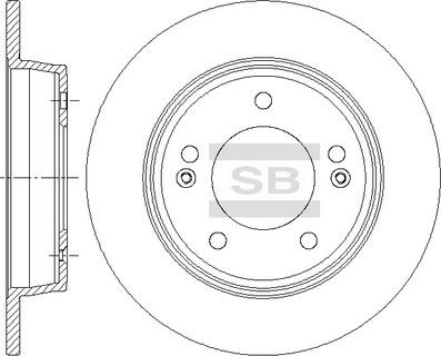 Hi-Q SD1085 - Спирачен диск vvparts.bg