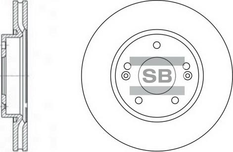 Hi-Q SD1036 - Спирачен диск vvparts.bg