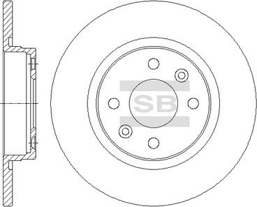 Hi-Q SD3049 - Спирачен диск vvparts.bg