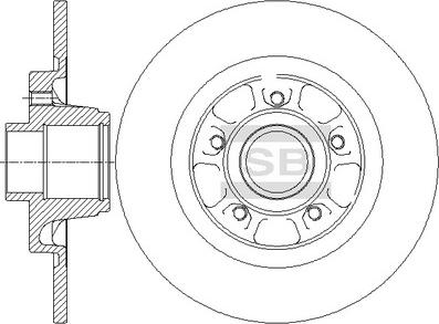 Hi-Q SD3063 - Спирачен диск vvparts.bg