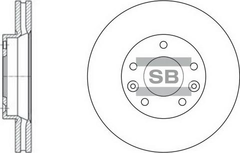 Hi-Q SD2003 - Спирачен диск vvparts.bg