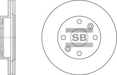 Hi-Q SD2014 - Спирачен диск vvparts.bg