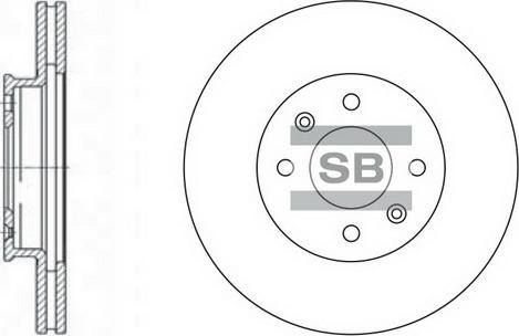 Hi-Q SD2028 - Спирачен диск vvparts.bg