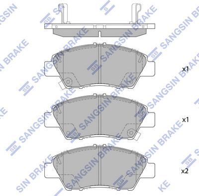 MASTER-SPORT GERMANY 13046056202N-SET-MSP - Комплект спирачно феродо, дискови спирачки vvparts.bg