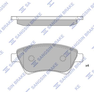 Hi-Q SP1413 - Комплект спирачно феродо, дискови спирачки vvparts.bg