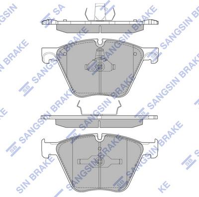 Hi-Q SP2395 - Комплект спирачно феродо, дискови спирачки vvparts.bg