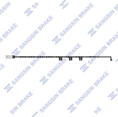 Hi-Q SWS1408 - Предупредителен контактен сензор, износване на накладките vvparts.bg