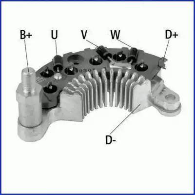 HITACHI 139576 - Изправител, генератор vvparts.bg