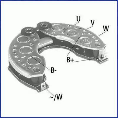 HITACHI 139670 - Изправител, генератор vvparts.bg