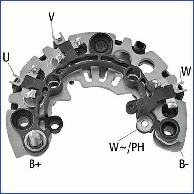 HITACHI 139090 - Изправител, генератор vvparts.bg