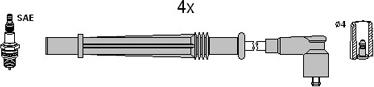 HITACHI 134968 - Комплект запалителеи кабели vvparts.bg