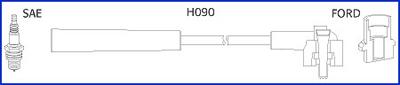 HITACHI 134673 - Комплект запалителеи кабели vvparts.bg