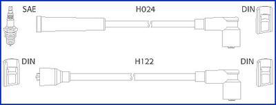 HITACHI 134347 - Комплект запалителеи кабели vvparts.bg